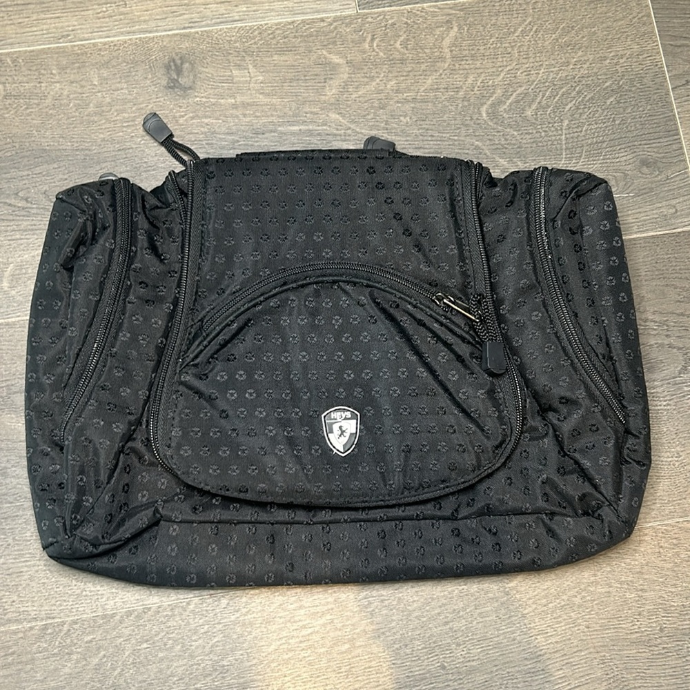 HEYS Ecotex Toiletry Black Travel Bag Unisex - Picture 5 of 17